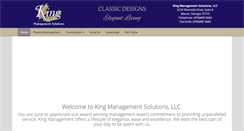 Desktop Screenshot of king-mgt.com