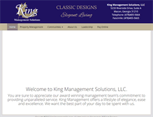 Tablet Screenshot of king-mgt.com
